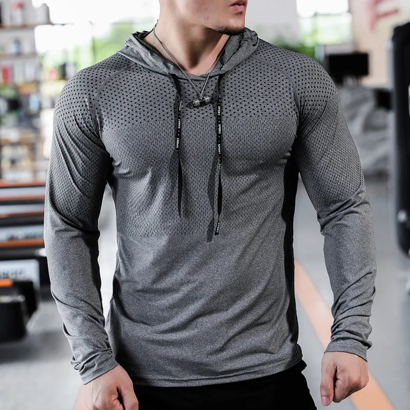 Sweat à capuche de fitness pour hommes