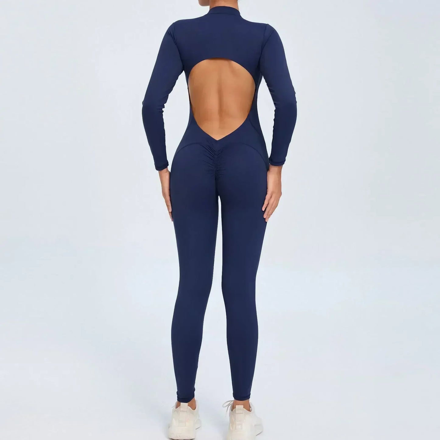 Combinaison de yoga zippée