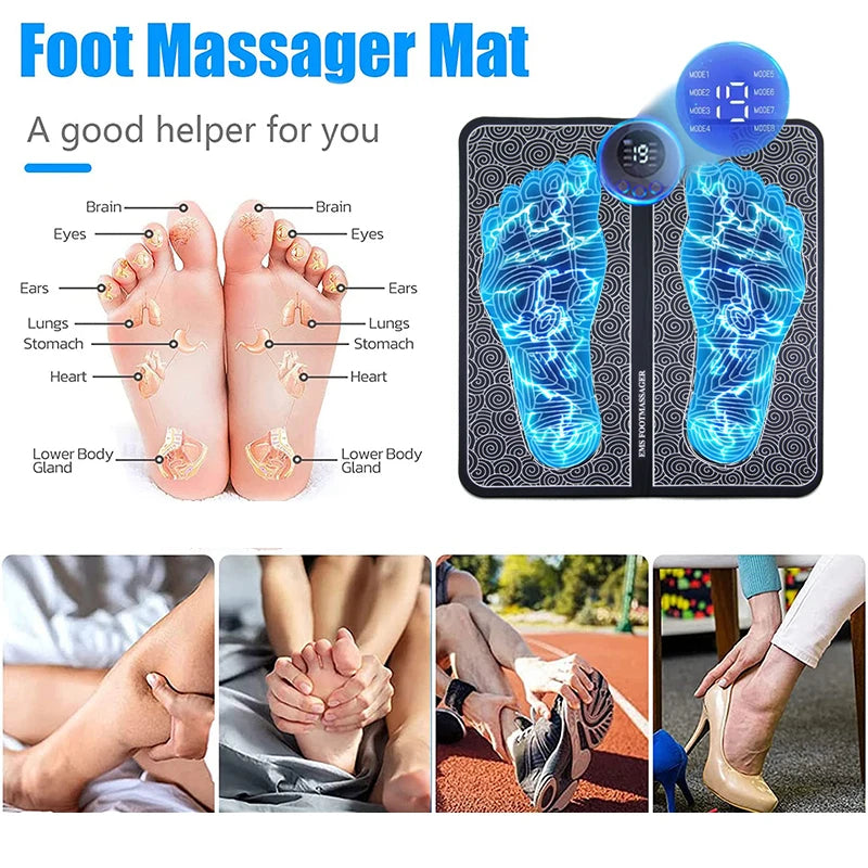 Coussin de massage électrique pour les pieds