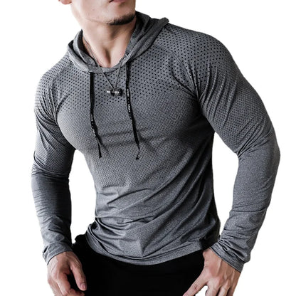 Sweat à capuche de fitness pour hommes