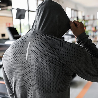 Sweat à capuche de fitness pour hommes