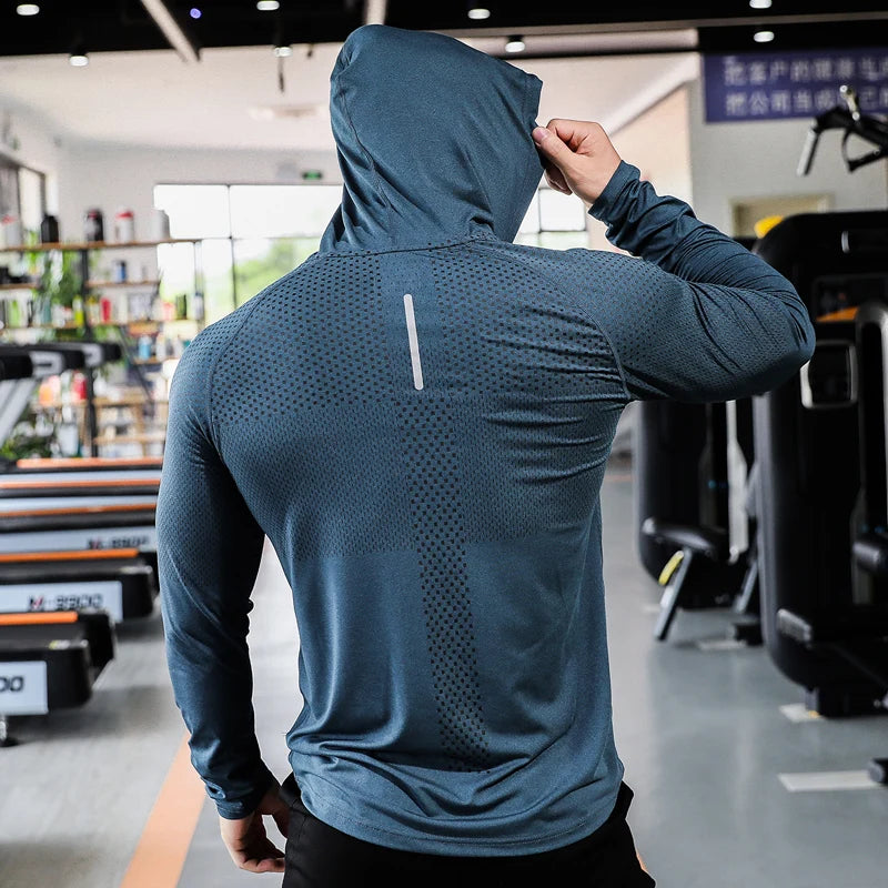 Sweat à capuche de fitness pour hommes